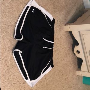 Black & White Under Armour Shorts